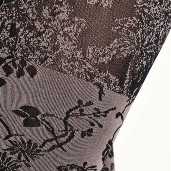 WOLFORD JOSHEPINE TIGHTS HEMATITE BLACK - Picture 3 of 7